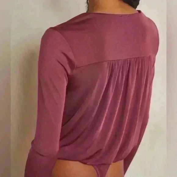 NWOT Free People Revolve Turnt Bodysuit ~ Dark Rhubarb ~ Medium - Picture 2 of 8